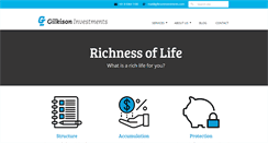 Desktop Screenshot of gilkisoninvestments.com